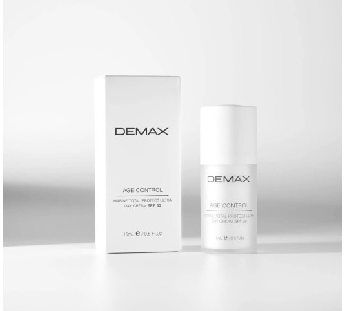 Demax дневной защитный крем для лица SPF 30 с морскими водорослями, 15 мл