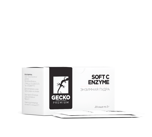 Энзимная пудра Gecko soft C enzyme (20 саше по 3г)