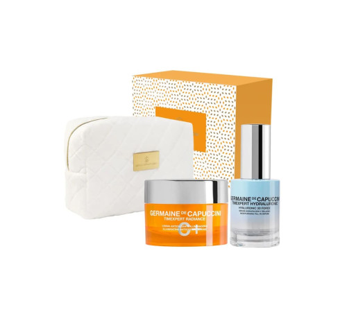 Набор Germaine De Capuccini — Крем Timexpert Radiance C+ и сыворотка для лица Hydraluronic, 30 мл.