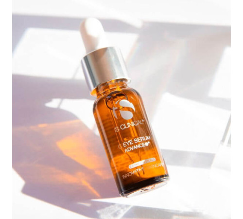 Сыворотка IS Clinical Eye Serum Advance+ для ухода вокруг глаз с витамином С, 15ml