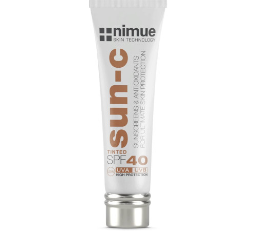 NIMUE SPF 40 Sun-C Tinted Medium Солнцезащитный крем с тонирующим эффектом - средний, 60 ml