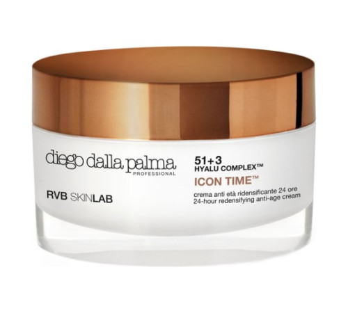 DIEGO DALLA PALMA  Icon Time 24-Hour Redensifying Anti-Age Cream Уплотняющий омолаживающий крем с золотом, 25 мл