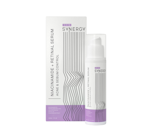 Skin Synergy сыворотка с ниацинамидом и ретиналем Niacinamide + Retinal Serum, 30 мл