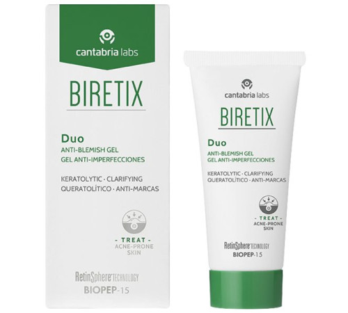 BiRetix DUO Purifying Exfoliant gel | Гель три-актив для кожи с акне (30 ml)