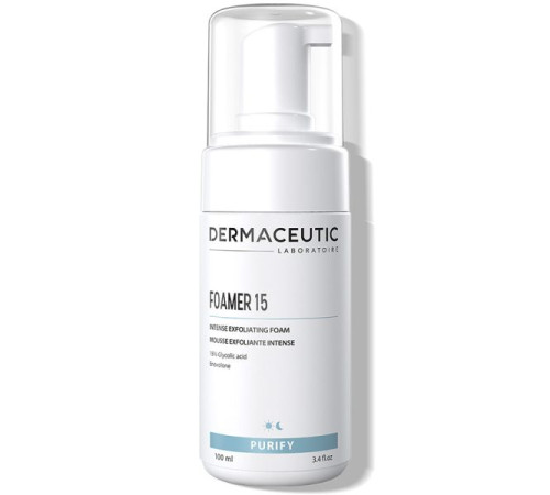 DERMACEUTIC Foamer 15 | Очищающая пенка — мягкий пилинг (100 ml)