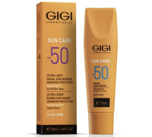 GIGI Sun Care — Крем увлажняющий для лица с ультралегкой текстурой SPF 50 (50 мл)