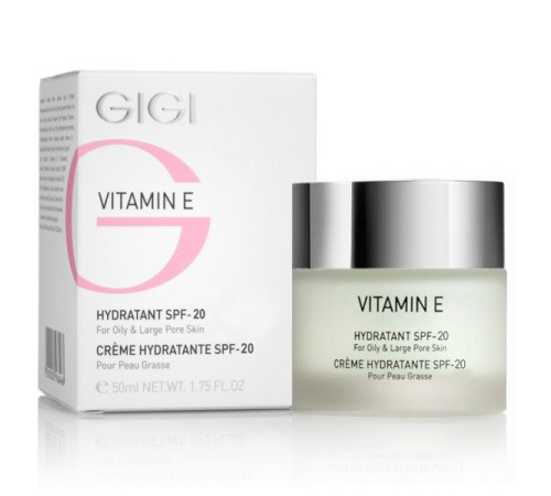 GIGI Vitamin E | Увлажняющий крем для нормальной и жирной кожи SPF 20 (50 мл)