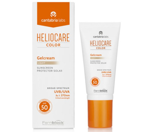 HELIOCARE Color Gel Cream SPF 50 Light | Солнцезащитный гель с SPF 50 (50 мл)