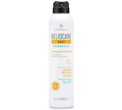 HELIOCARE Pediatrics Transparent SPRAY | Солнцезащитный спрей для детей с SPF 50+ (200 мл)