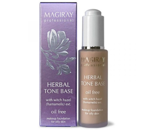 Magiray HERBAL TONE BASE | Растительная тональная база для жирной проблемной кожи (30 ml)