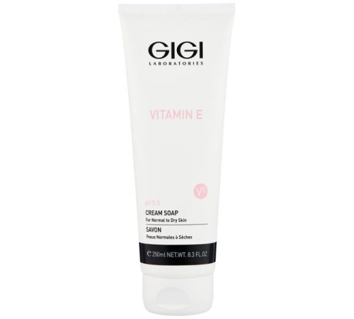 GIGI Vitamin E | Крем-мыло жидкое для нормальной и сухой кожи с витамином Е (250 мл)
