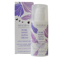 Magiray PEARL WHITE ALPHA CREAM | Жемчужный обновляющий осветляющий крем (50 ml)