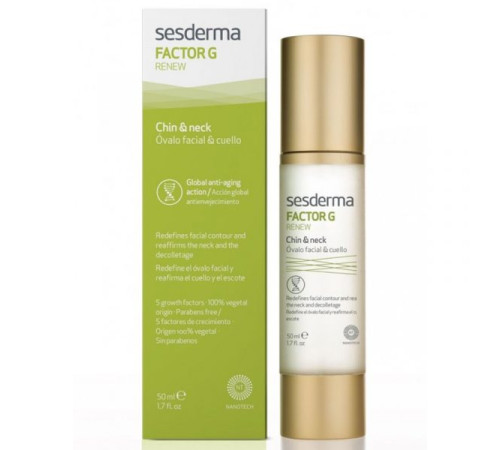 SESDERMA FACTOR G RENEW | Средство омолаживающее для овала лица и шеи (50 мл)