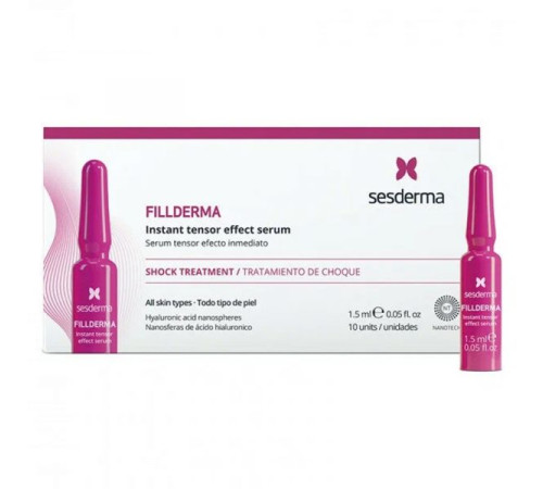 SESDERMA FILLDERMA | Сыворотка с эффектом филлера (10 шт х 1,5 мл)