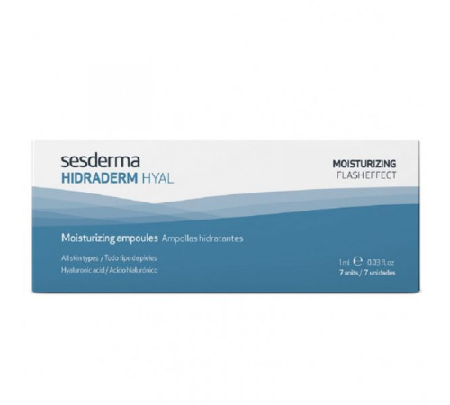 SESDERMA HIDRADERM HYAL | Средство в ампулах увлажняющее (7шт х 1мл)