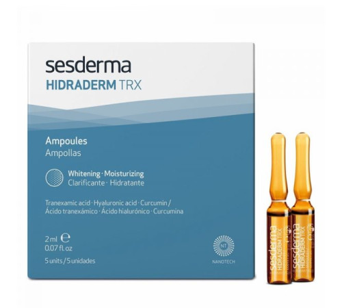 SESDERMA HIDRADERM TRX | Средство в ампулах осветляющее, увлажняющее (5шт х 2мл)