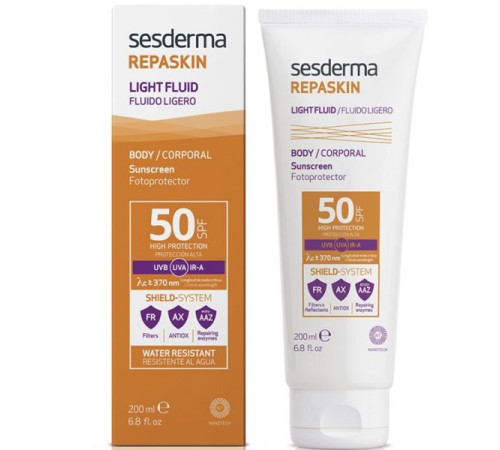 SESDERMA REPASKIN | Флюид нежный солнцезащитный для тела СЗФ 30 (200 мл)