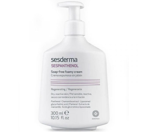 SESDERMA SESPANTHENOL | Крем-пенка для умывания восстанавливающая (300 мл)