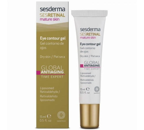 SESDERMA SESRETINAL | Крем-контур для зоны вокруг глаз омолаживающий «Эксперт времени» (15 мл)